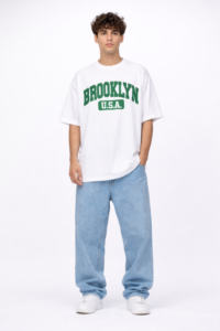 premium streetwear tshirt men brooklyn graphic tee StitchTantra India