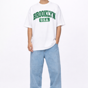 premium streetwear tshirt men brooklyn graphic tee StitchTantra India